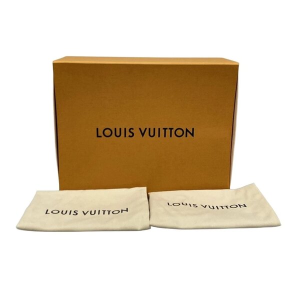 LOUIS VUITTON black ice line - Black Dark Gray Men's Shoes Leather 577-081325 - Picture 9 of 9